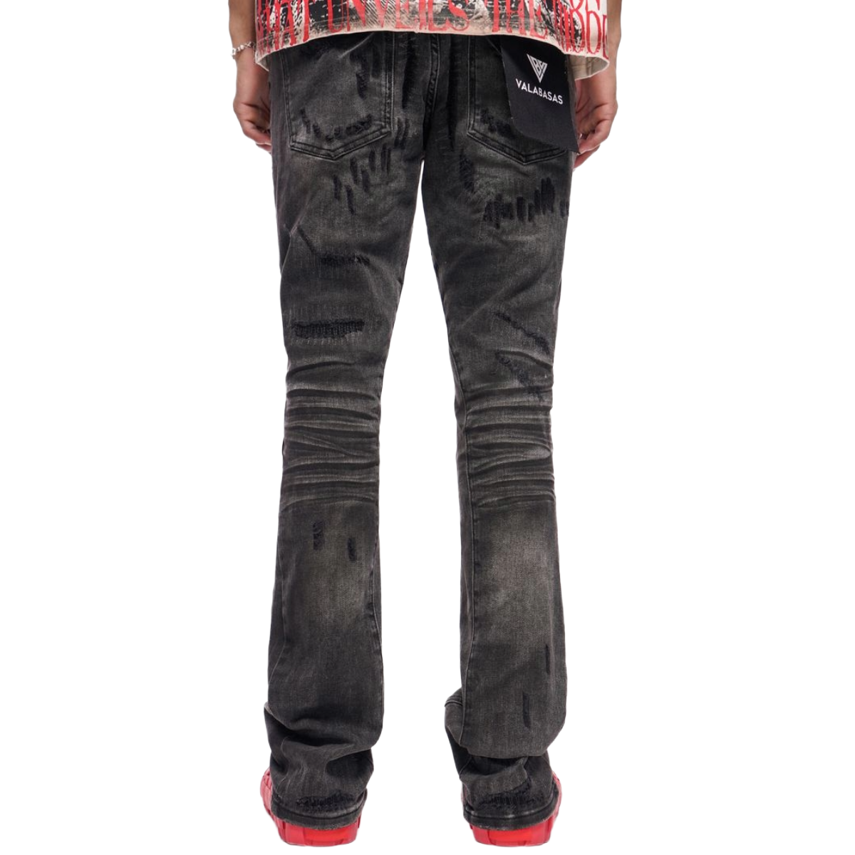 VALABASAS "GRAFT" STACKED DENIM (GRAY WASH)