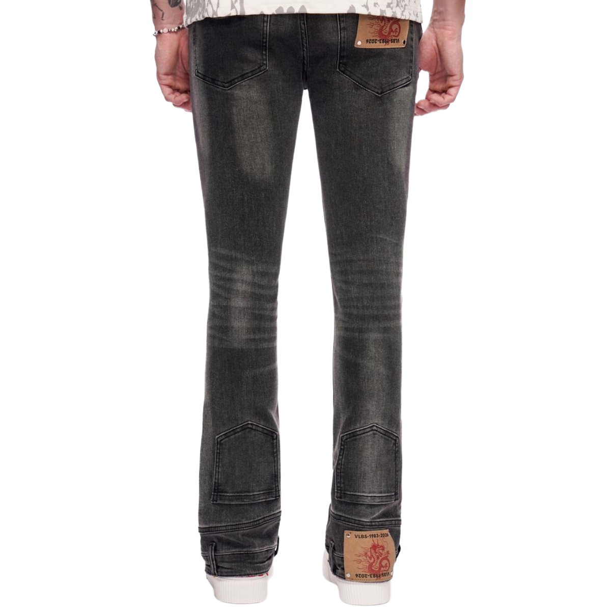 VALABASAS "HIKARI" STACKED DENIM (GREY WASH)