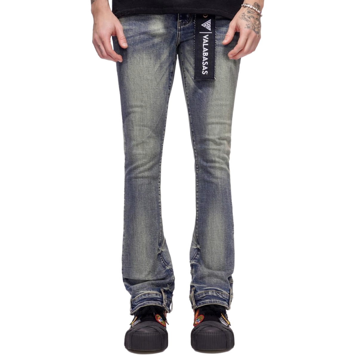 VALABASAS "HIKARI" STACKED DENIM (BLUE WASH)