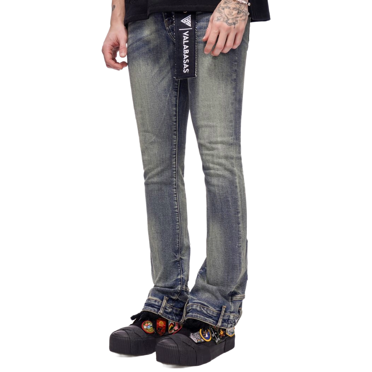 VALABASAS "HIKARI" STACKED DENIM (BLUE WASH)