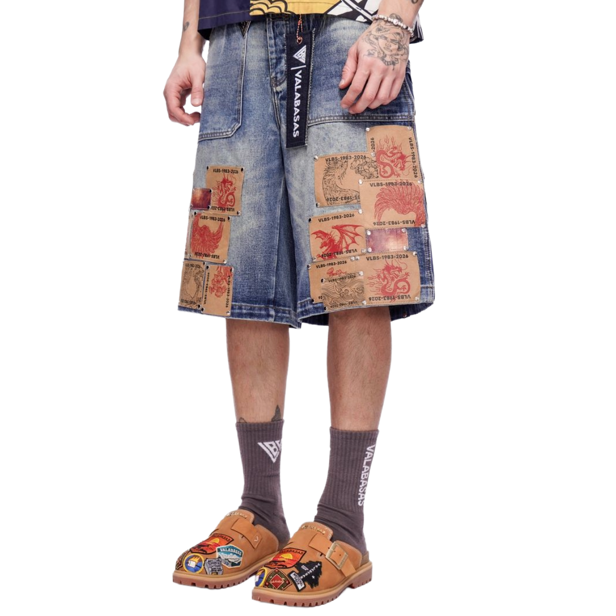 VALABASAS "TORNIX" BAGGY DENIM (BLUE WASH)