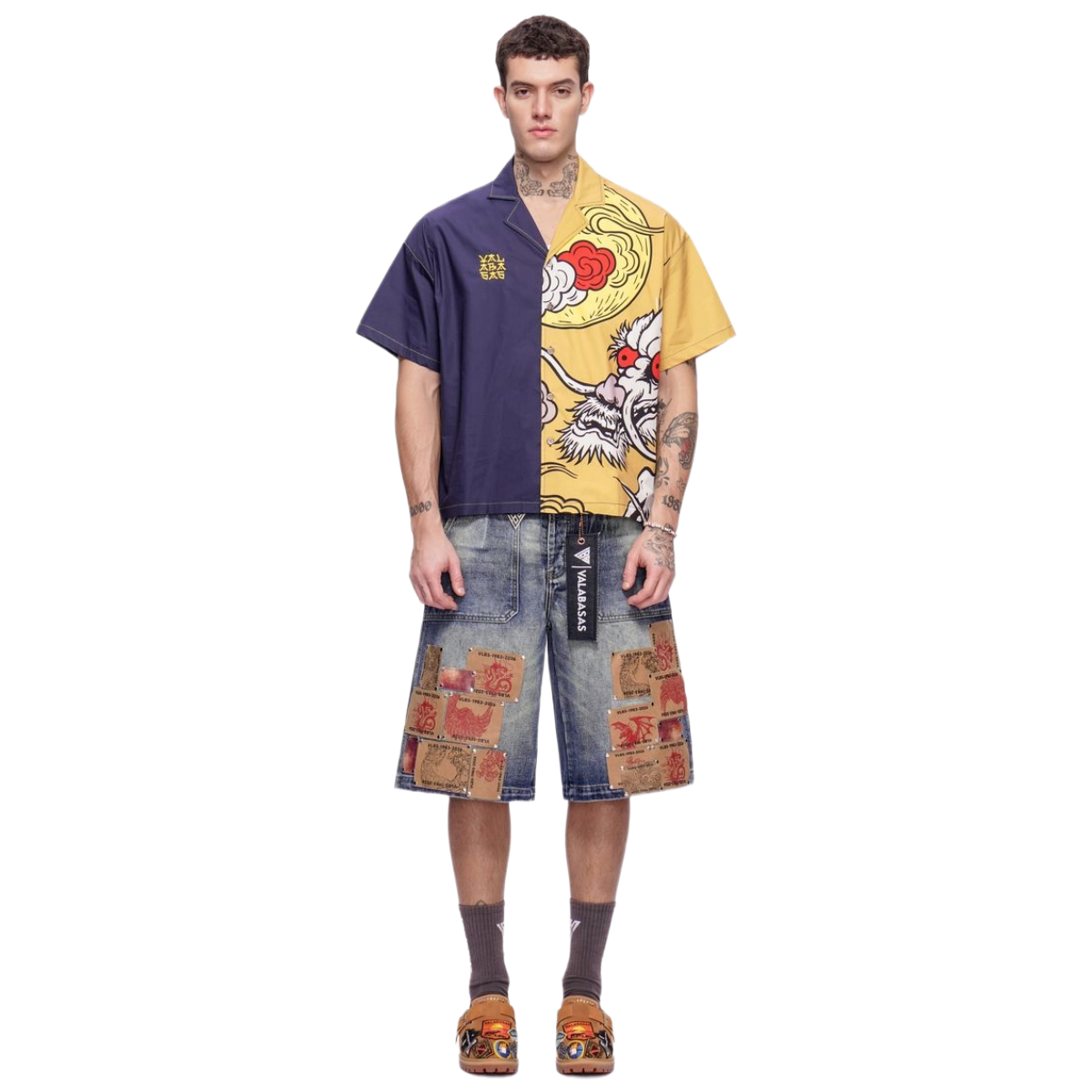 VALABASAS "TORNIX" BAGGY DENIM (BLUE WASH)