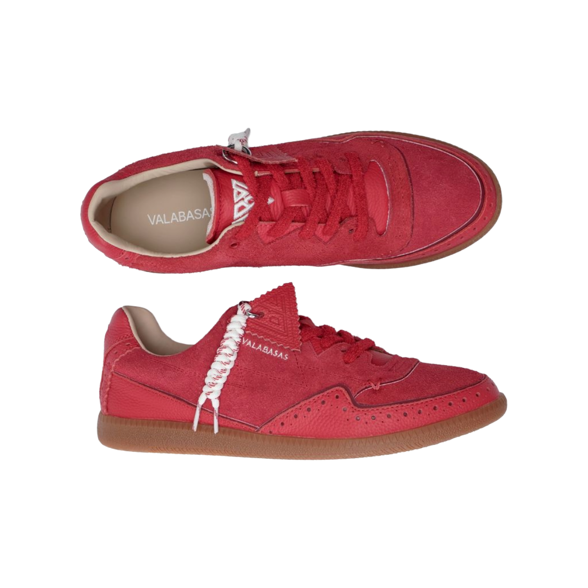 VALABASAS "ABLE" SUEDE RED