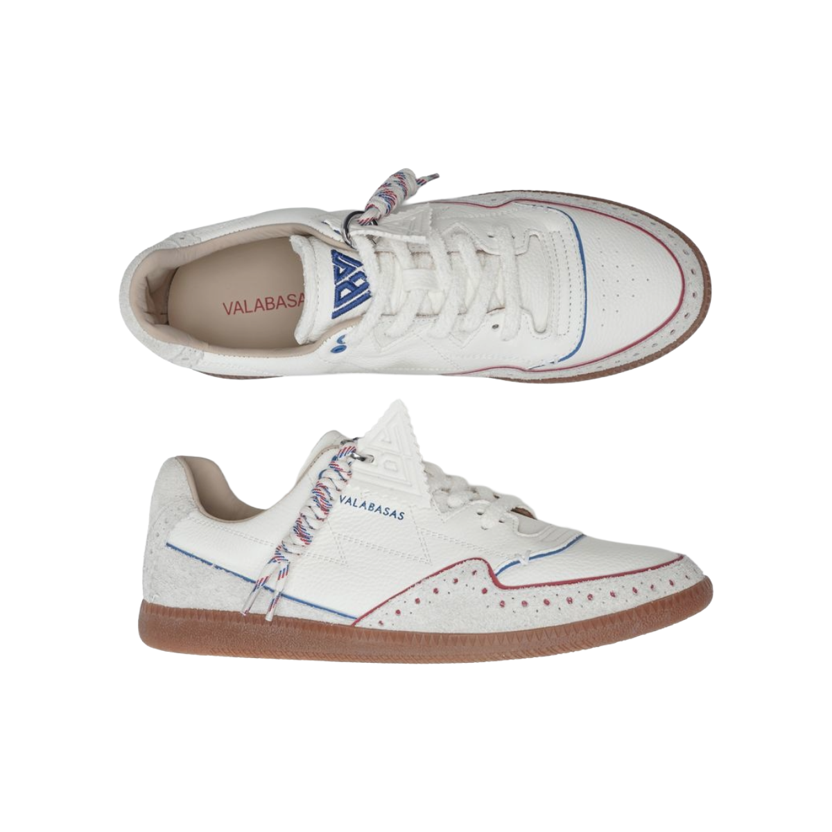 VALABASAS "ABLE" SUEDE MUTI WHITE