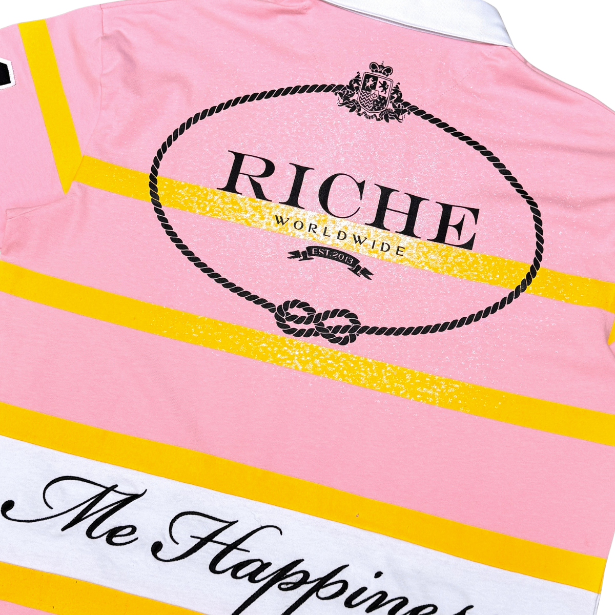 VR "LOGO RUGBY" SS POLO (PINK)