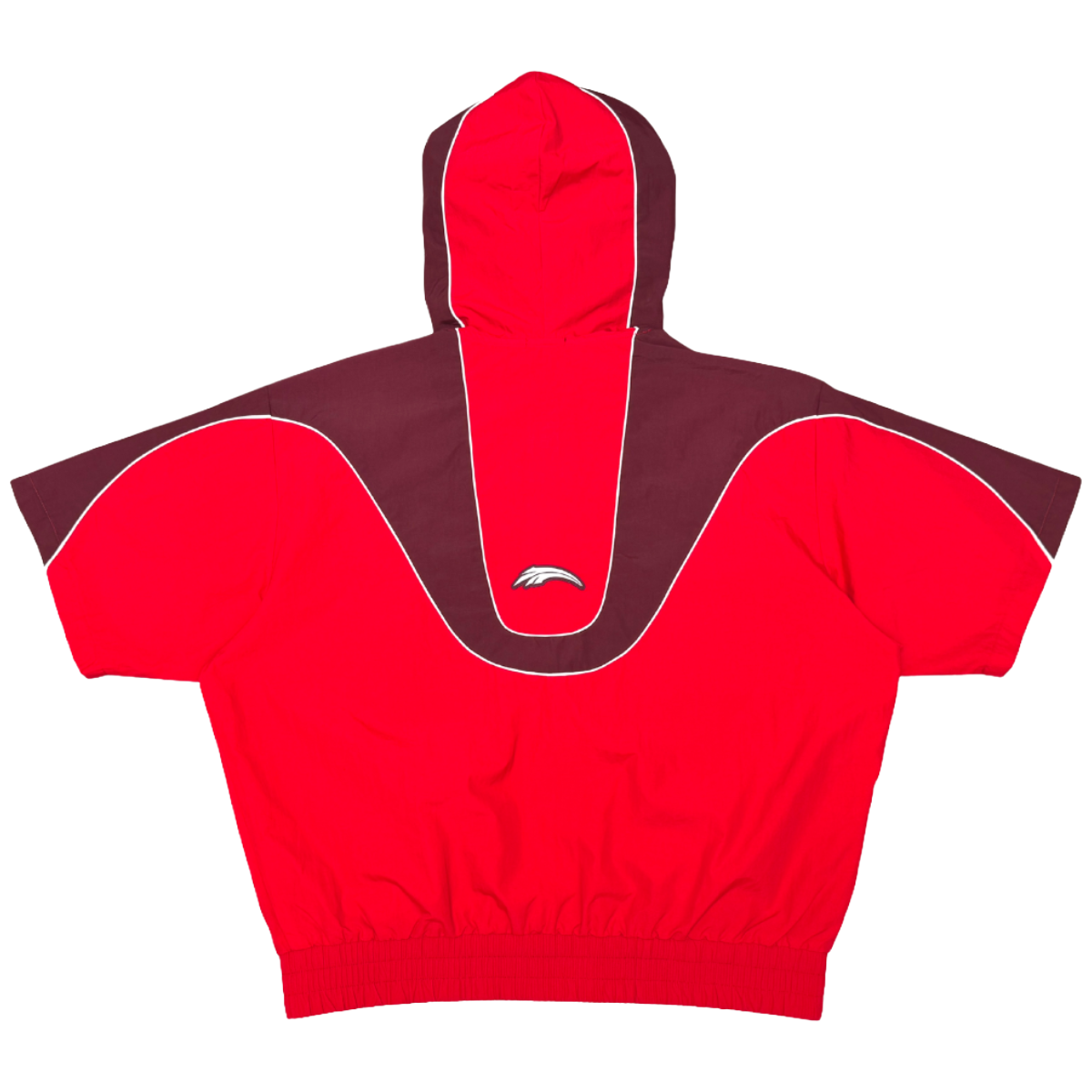 CRAFTED 'FASHION' NYLON SS HOODIE (RED)