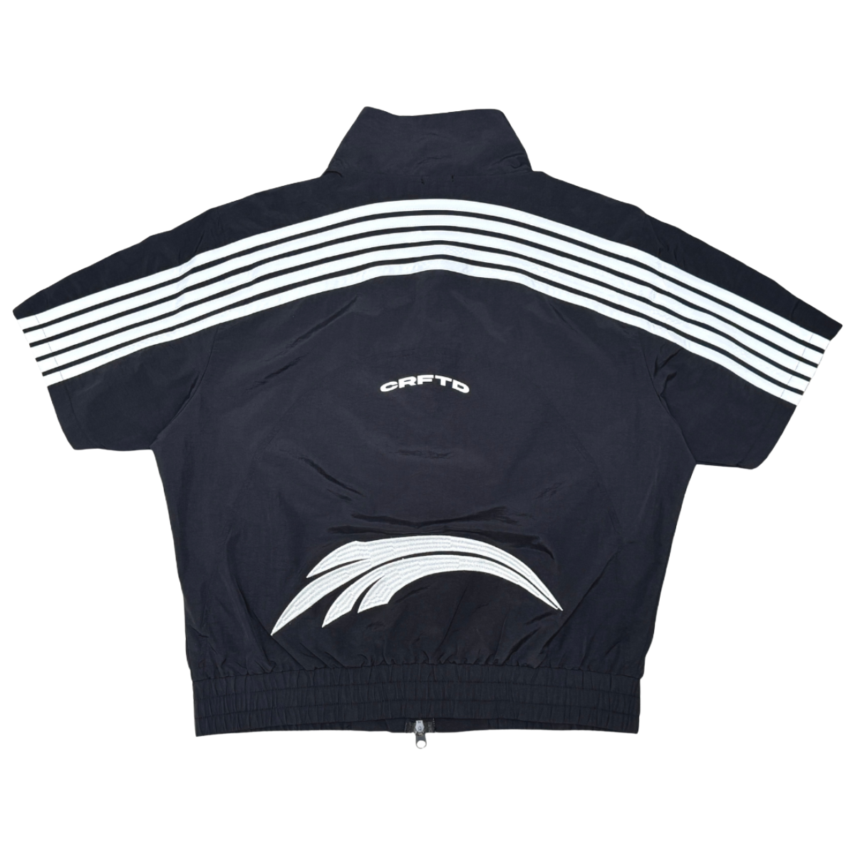 CRAFTED 'BASELINE' SS ZIP-UP (BLK)