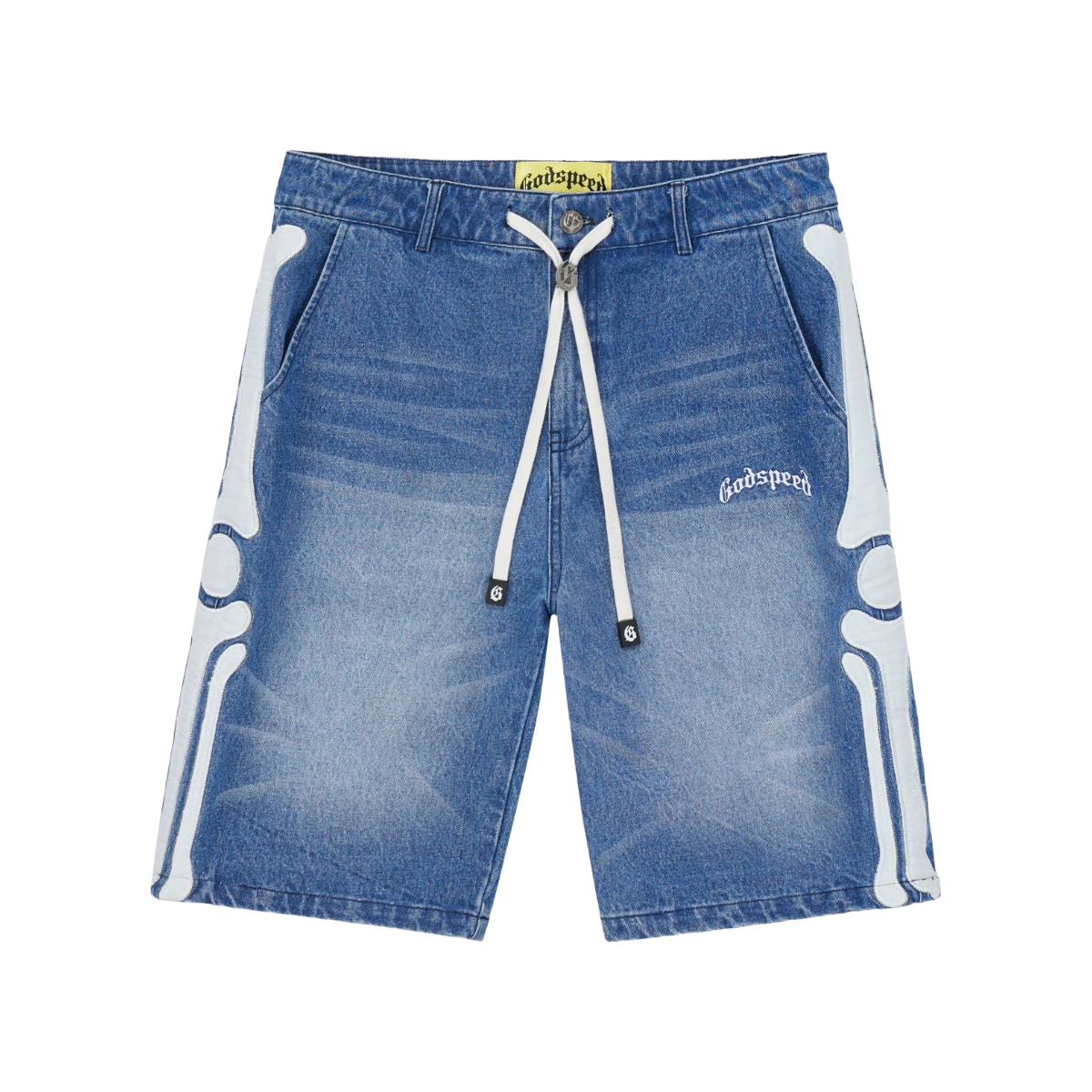 GODSPEED 'FEMUR' DENIM SHORTS (BLUE)