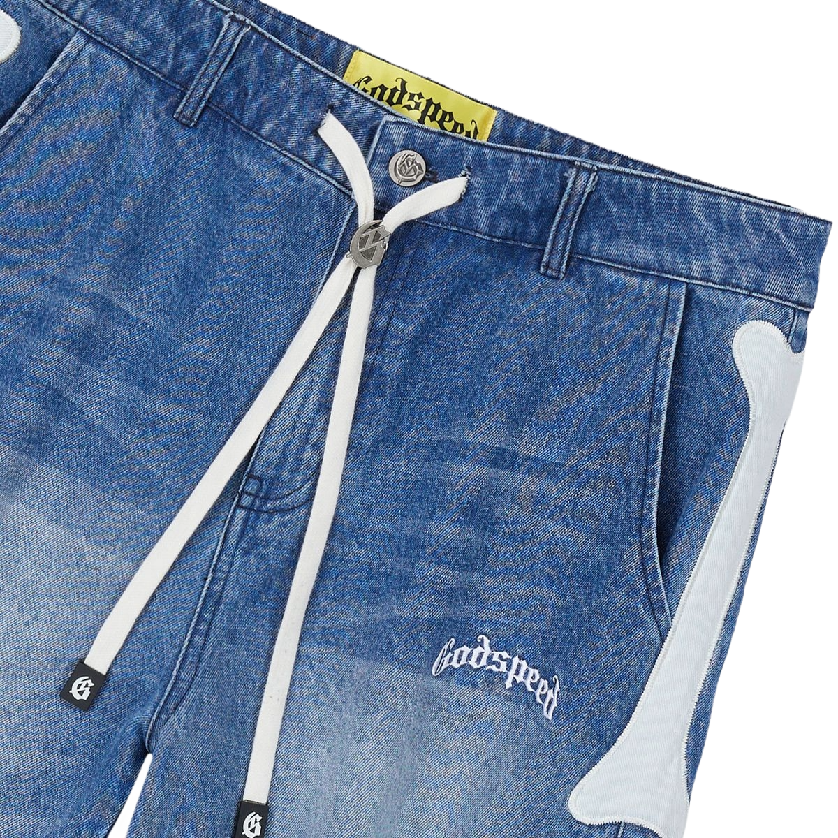 GODSPEED 'FEMUR' DENIM SHORTS (BLUE)