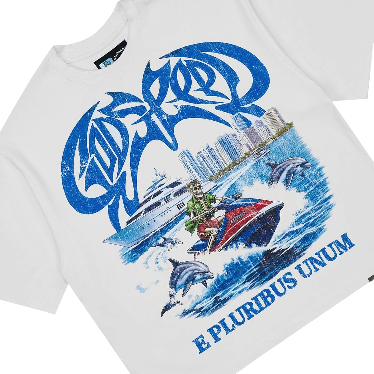GODSPEED 'WAVE RUNNER' SS TEE (WHT)
