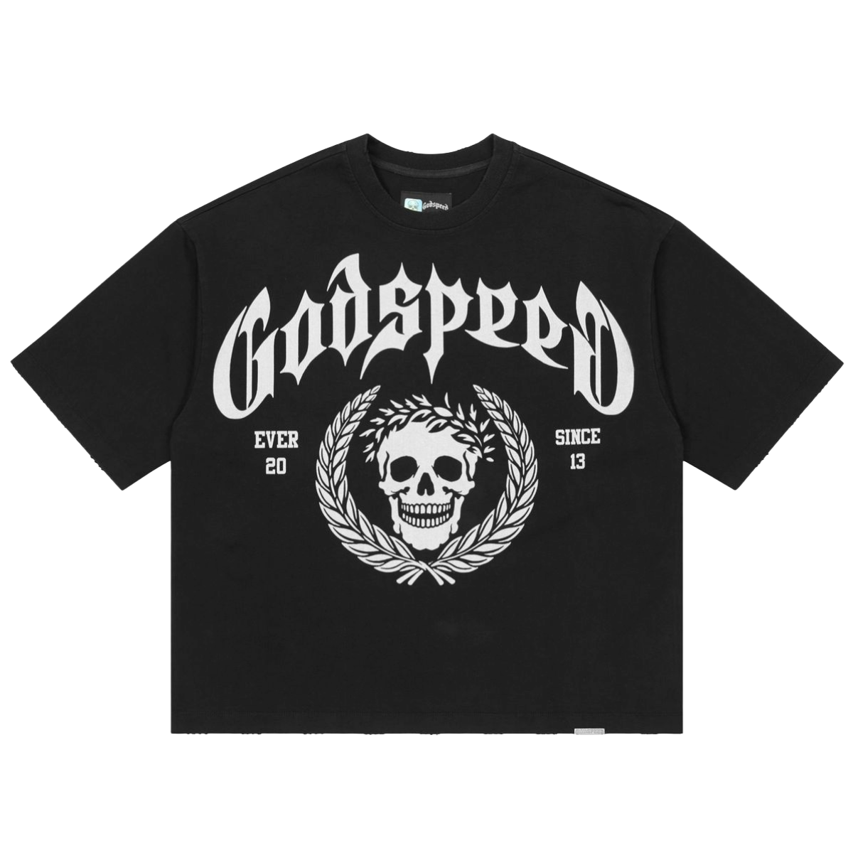 GODSPEED 'VICTOR CREST' SS TEE (BLK)