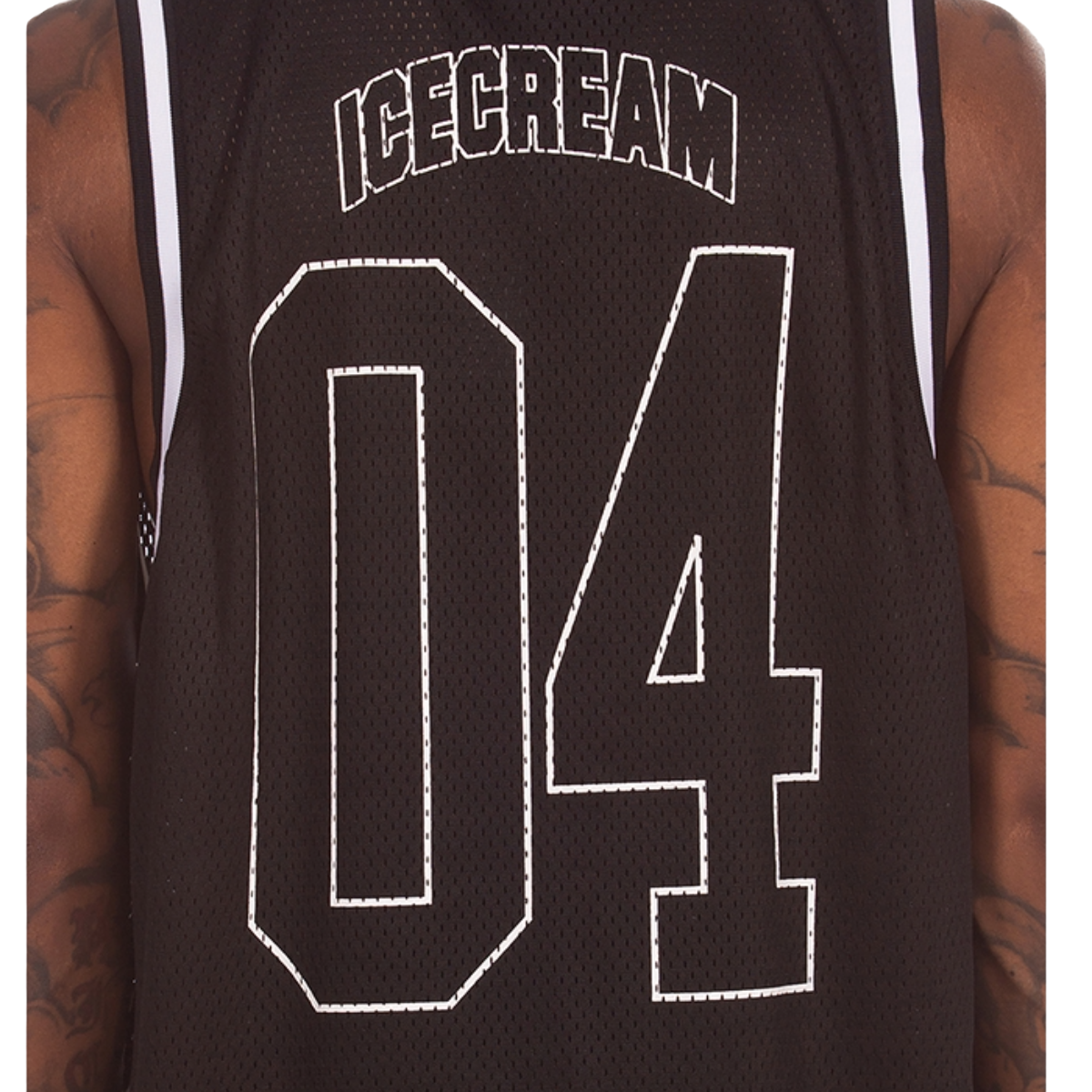 IC 'DRUMSTICK' SLEEVELESS JERSEY (BLK)