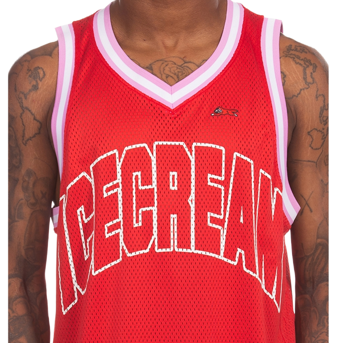 IC 'DRUMSTICK' SLEEVELESS JERSEY (RED)