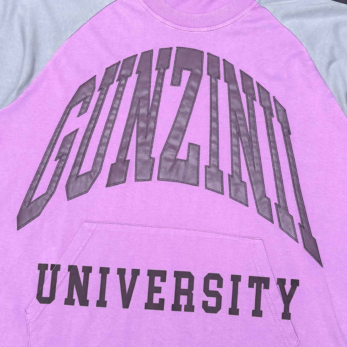 GUNZINII 'UNIVERSITY' SS TEE (PRPL/PINK)