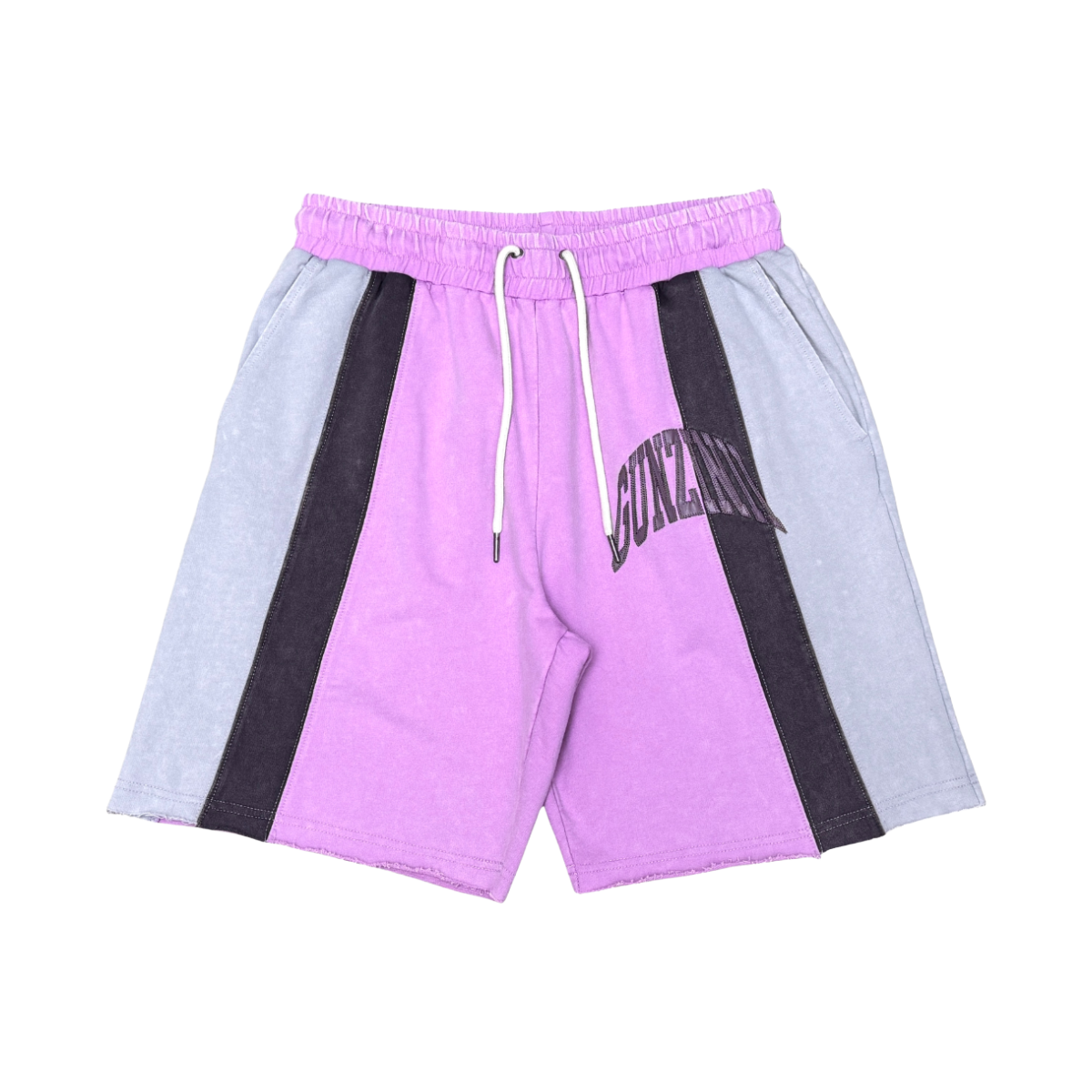 GUNZINII 'UNIVERSITY' SHORTS (PRPL/PNK)