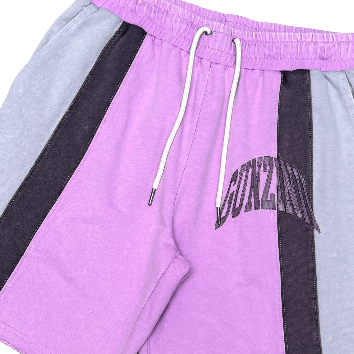 GUNZINII 'UNIVERSITY' SHORTS (PRPL/PNK)