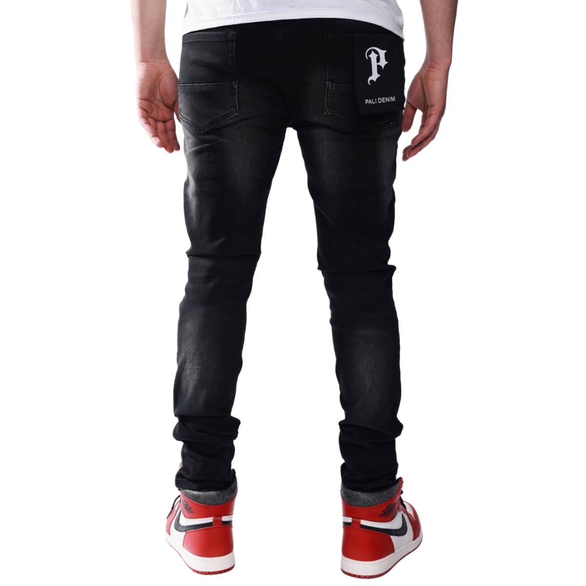 PD 'PL021' WASHED DENIM (BLK)
