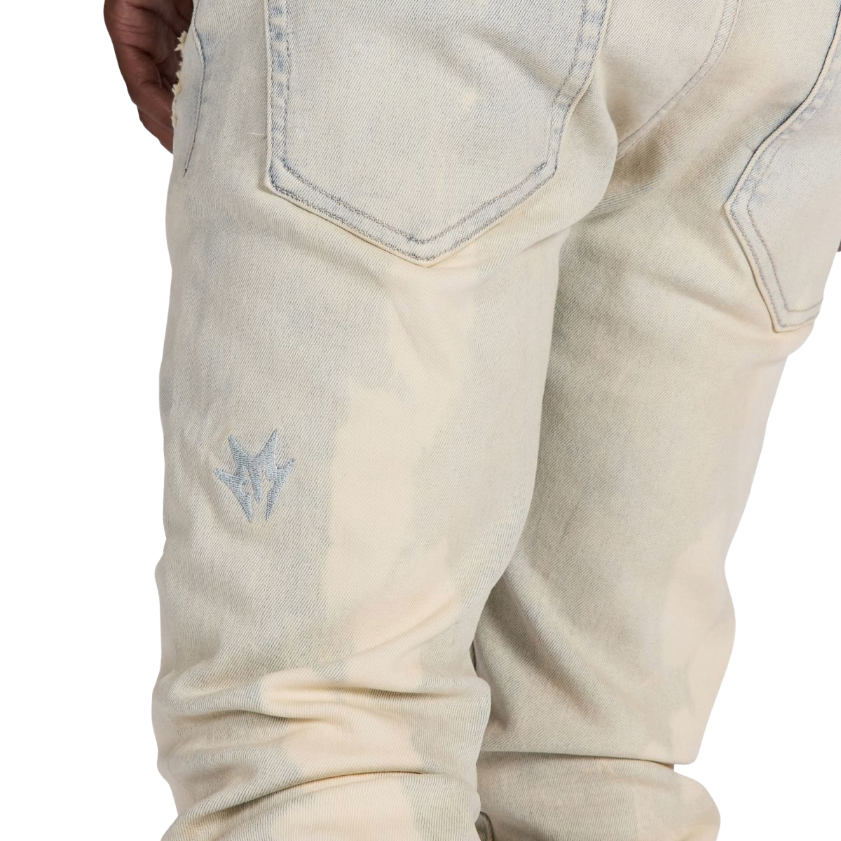 MELEE 'TOPEKA' LIGHT STONE DENIM