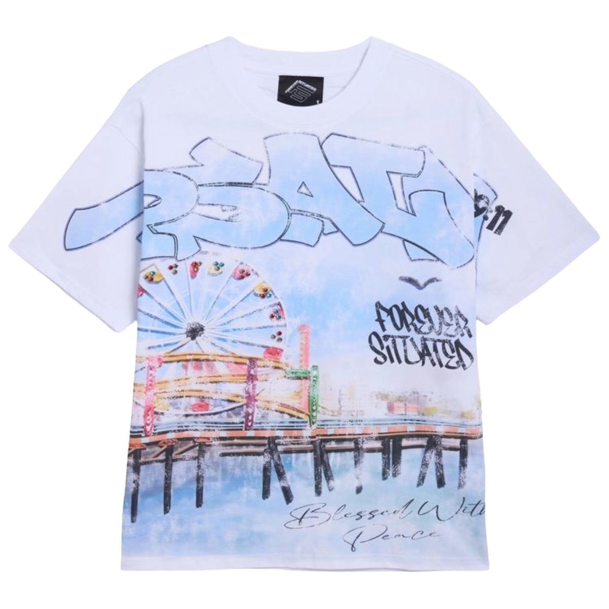 FS 'FERRIS' SS TEE (WHT)