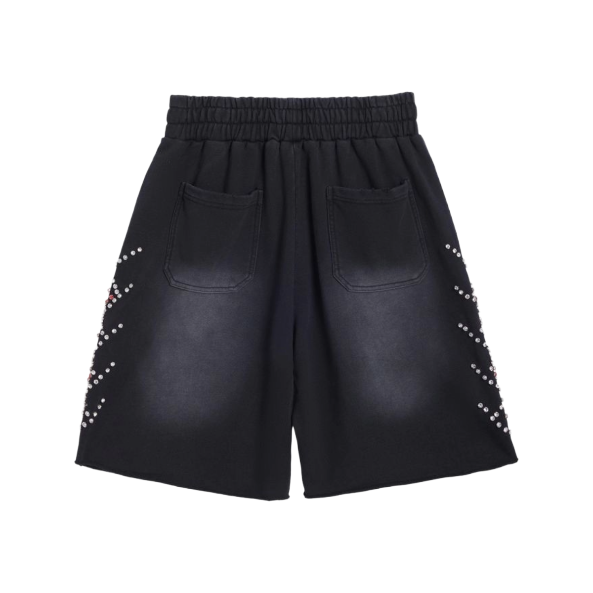 FS RHINESTONE TERRY SHORT (BLK)