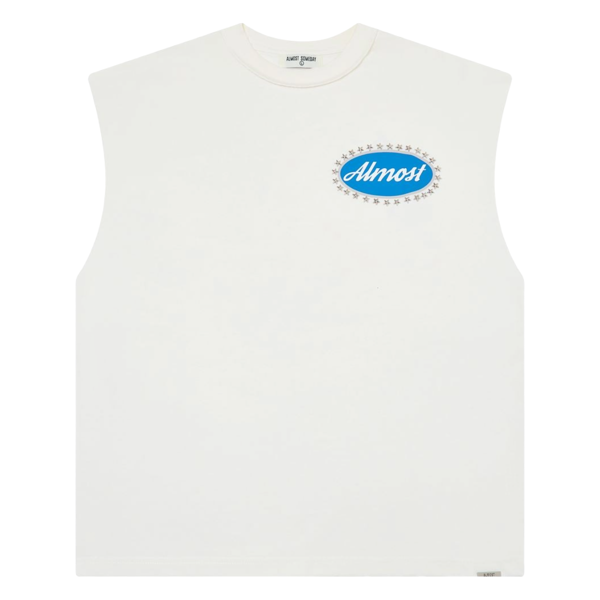 AS 'MECHANIC' SLEEVELESS TEE (CRM)