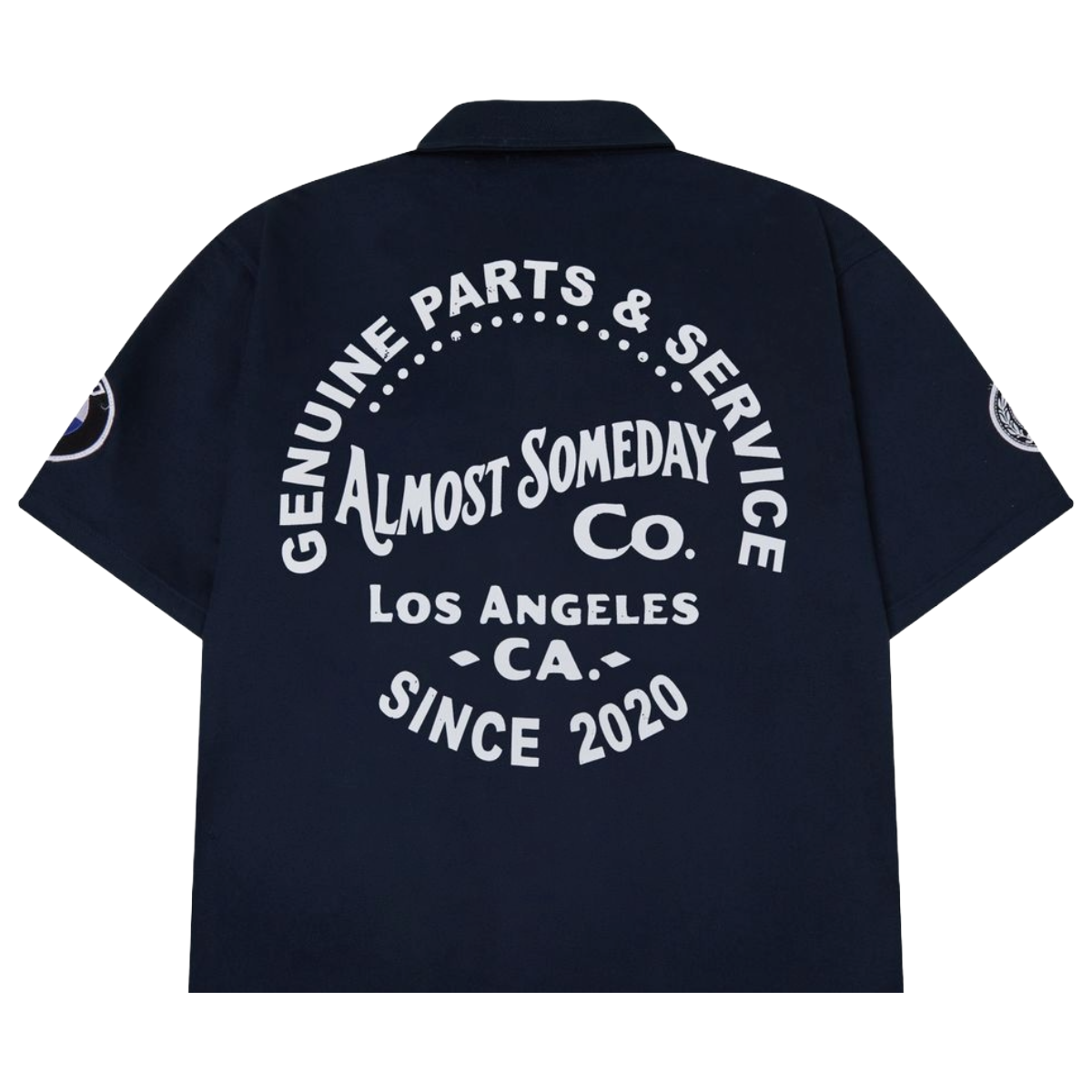 AS 'MECHANIC' BUTTON UP (NAVY)