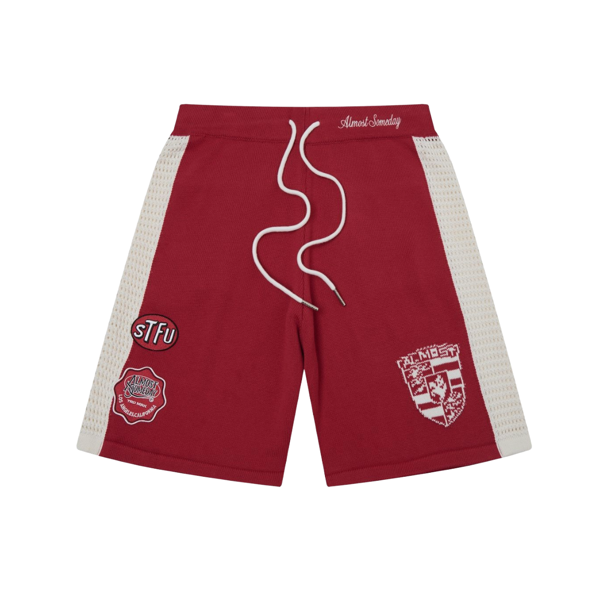 AS 'FORMULA' KNIT SHORTS (RED)