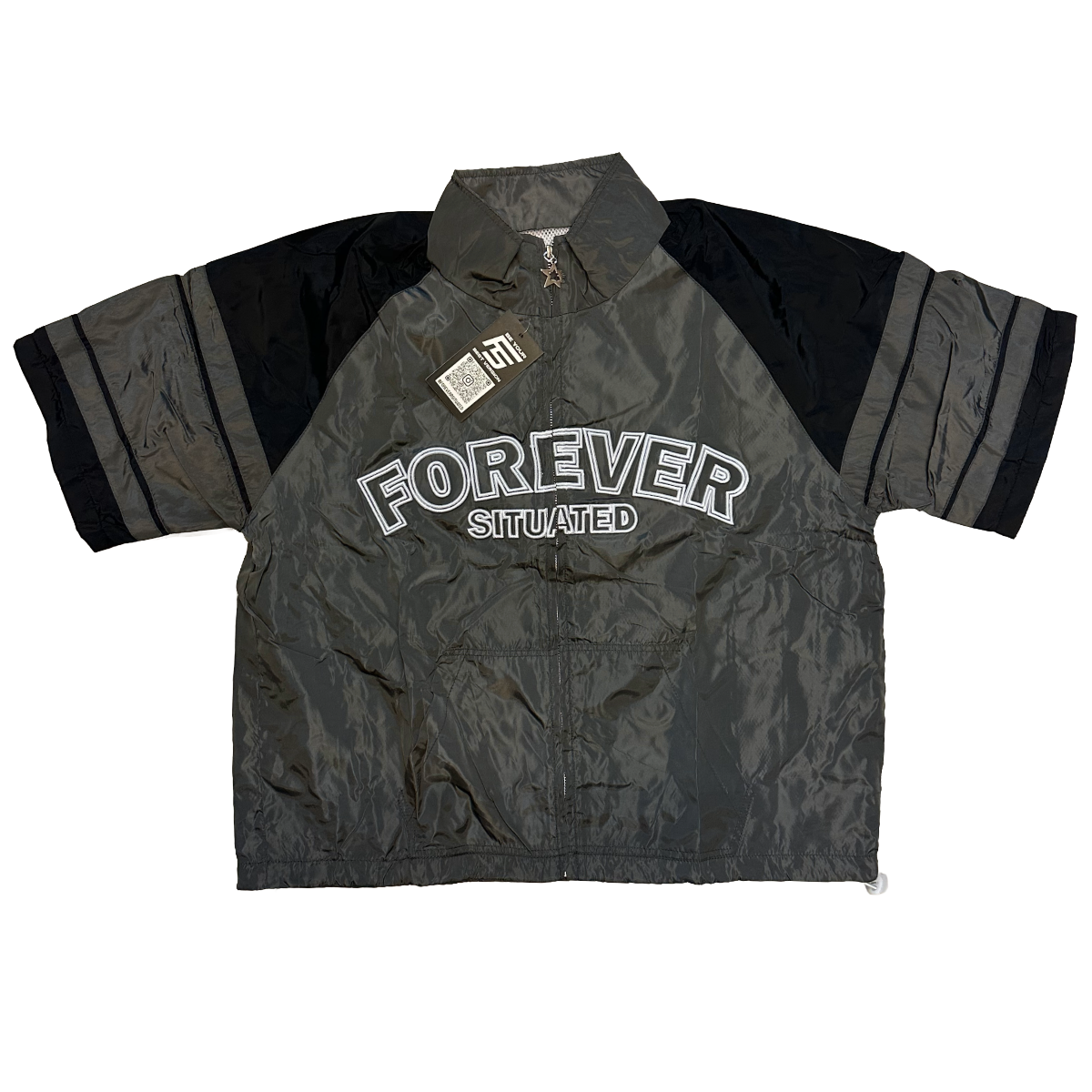 FS TRACK SS ZIP-UP (GRY/BLK)