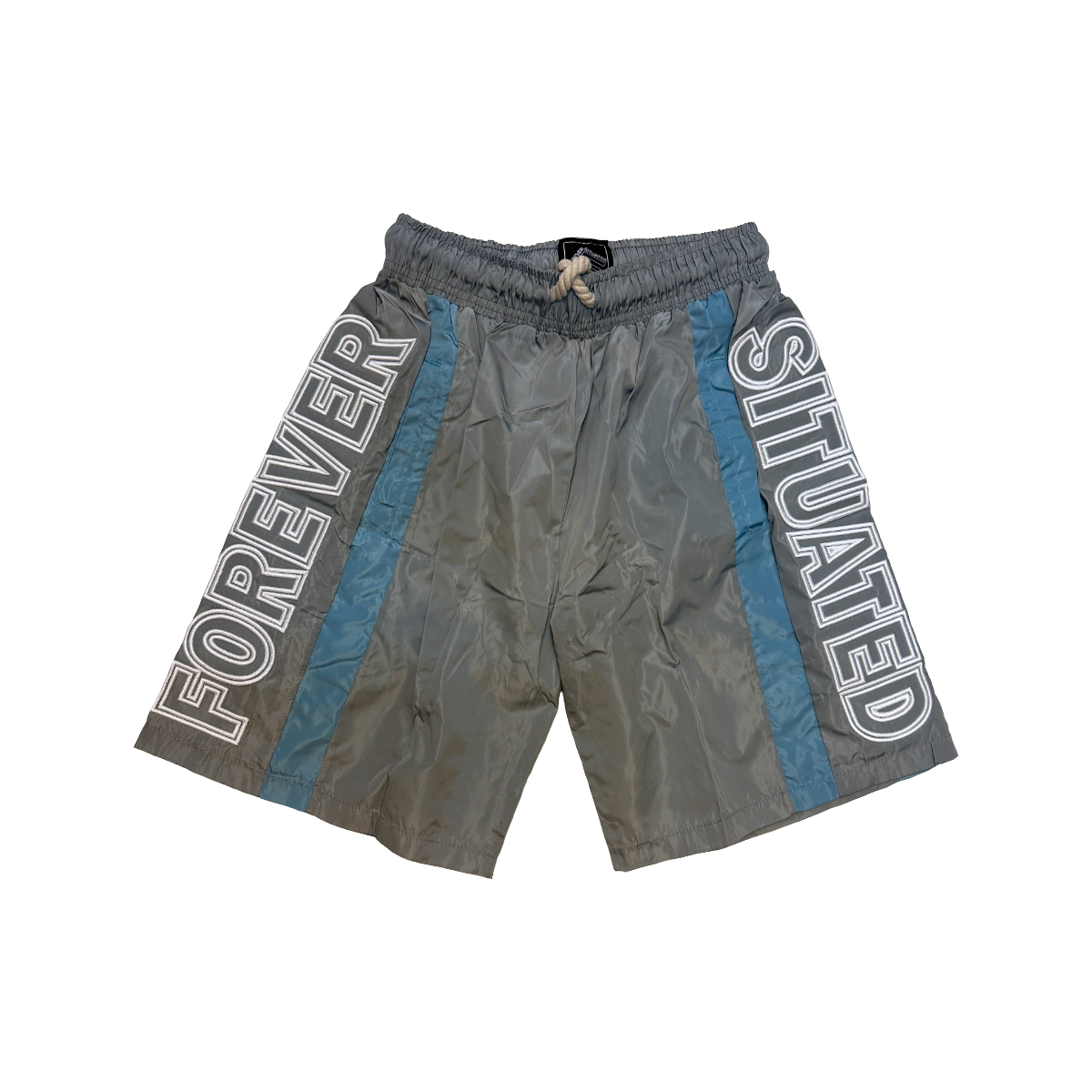 FS TRACK SHORTS (LT GREY)