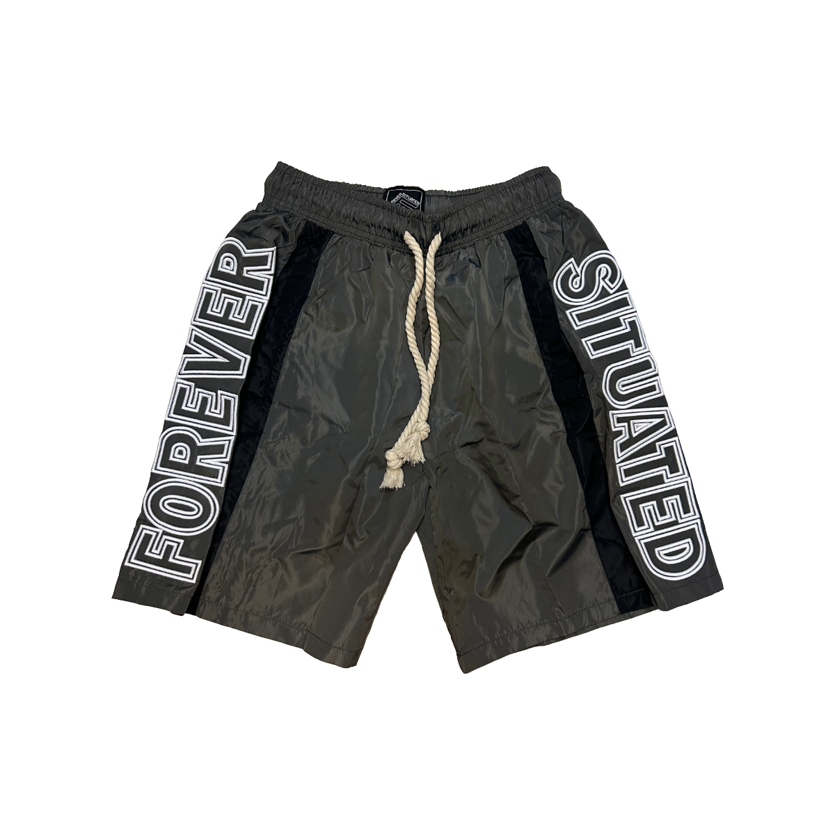 FS TRACK SHORTS (GRY/BLK)