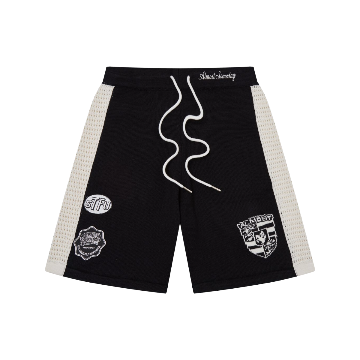 AS 'FORMULA' KNIT SHORTS (BLK)