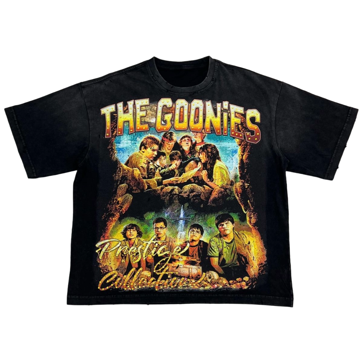 PRESTIGE 'THE GOONIES' SS TEE (BLK)