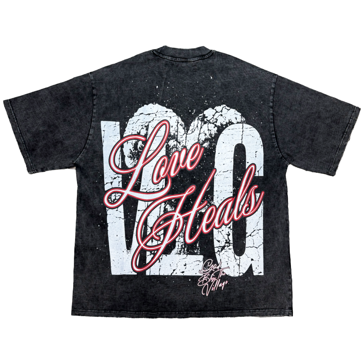 VILLAGE 'WAR DESTROYS' SS TEE (BLK)