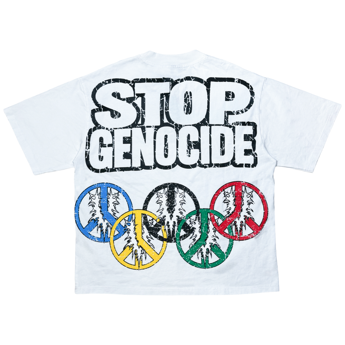 VILLAGE 'WORLDWIDE DISTRACTION' SS TEE (WHT)