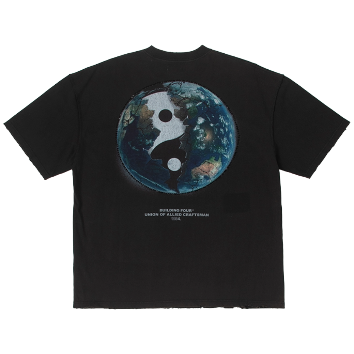 BLDG4 'PIZA' SS TEE (BLK)