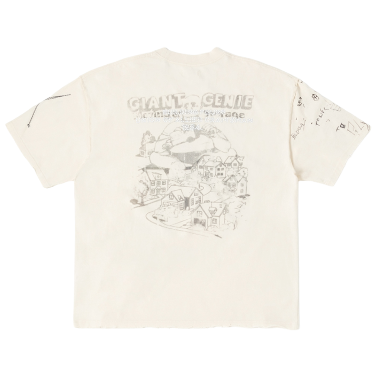 BLDG4 'MONUMENT' SS TEE (WHT)