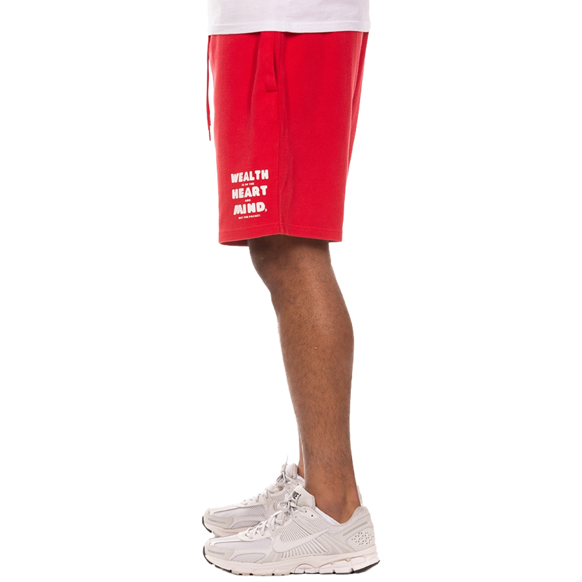 BB HELMET SWEATSHORTS (RED)