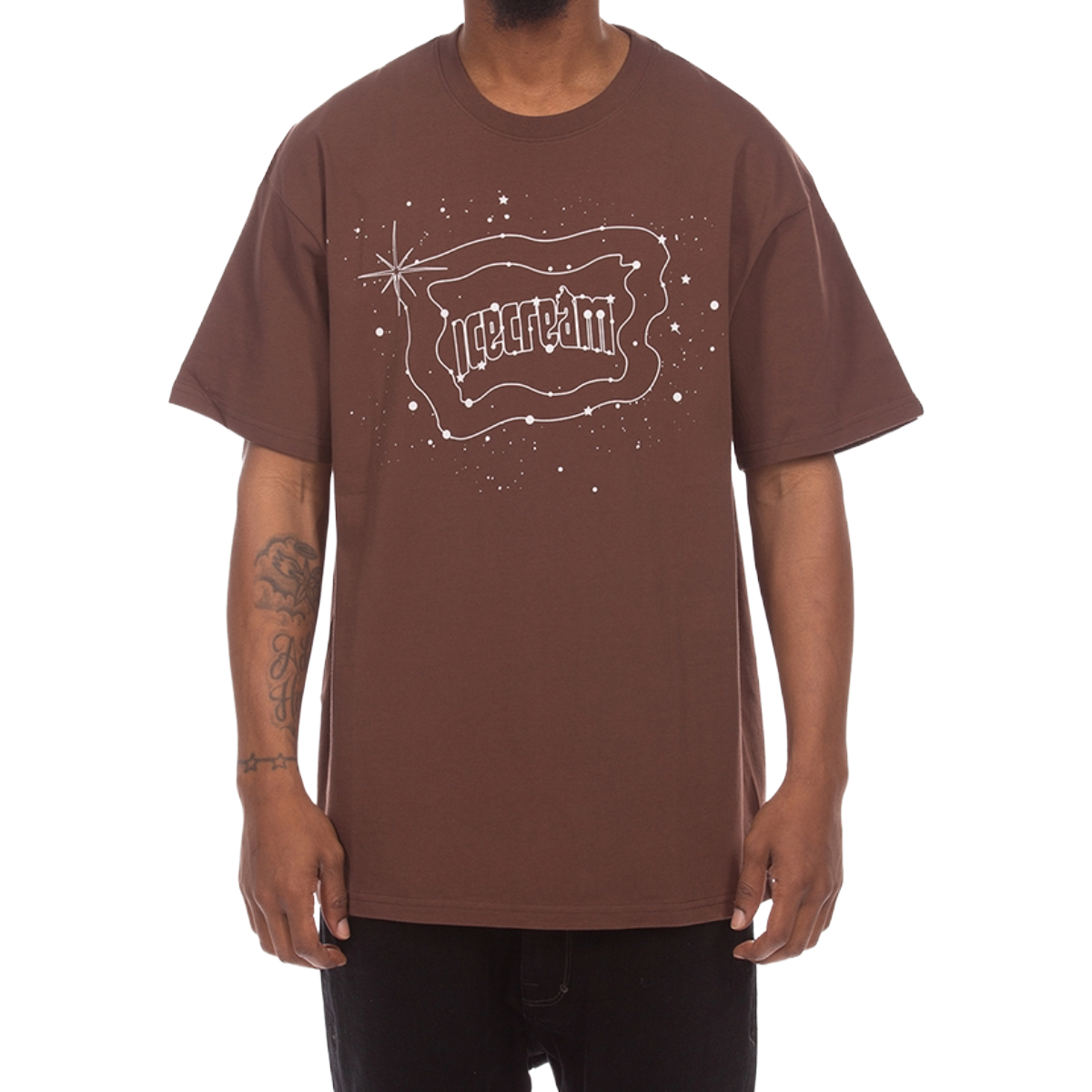 IC STAR GAZING SS TEE (CHESTNUT)