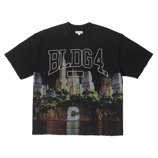 BLDG4 BIG C SS KNIT (BLACK)