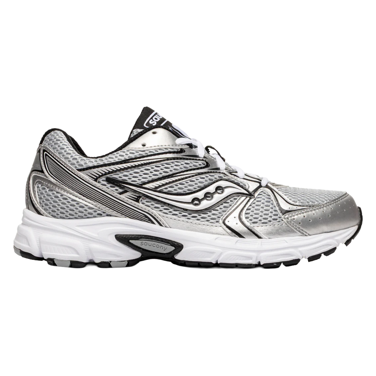 SAUCONY RIDE MILLENNIUM - SILVER/BLACK