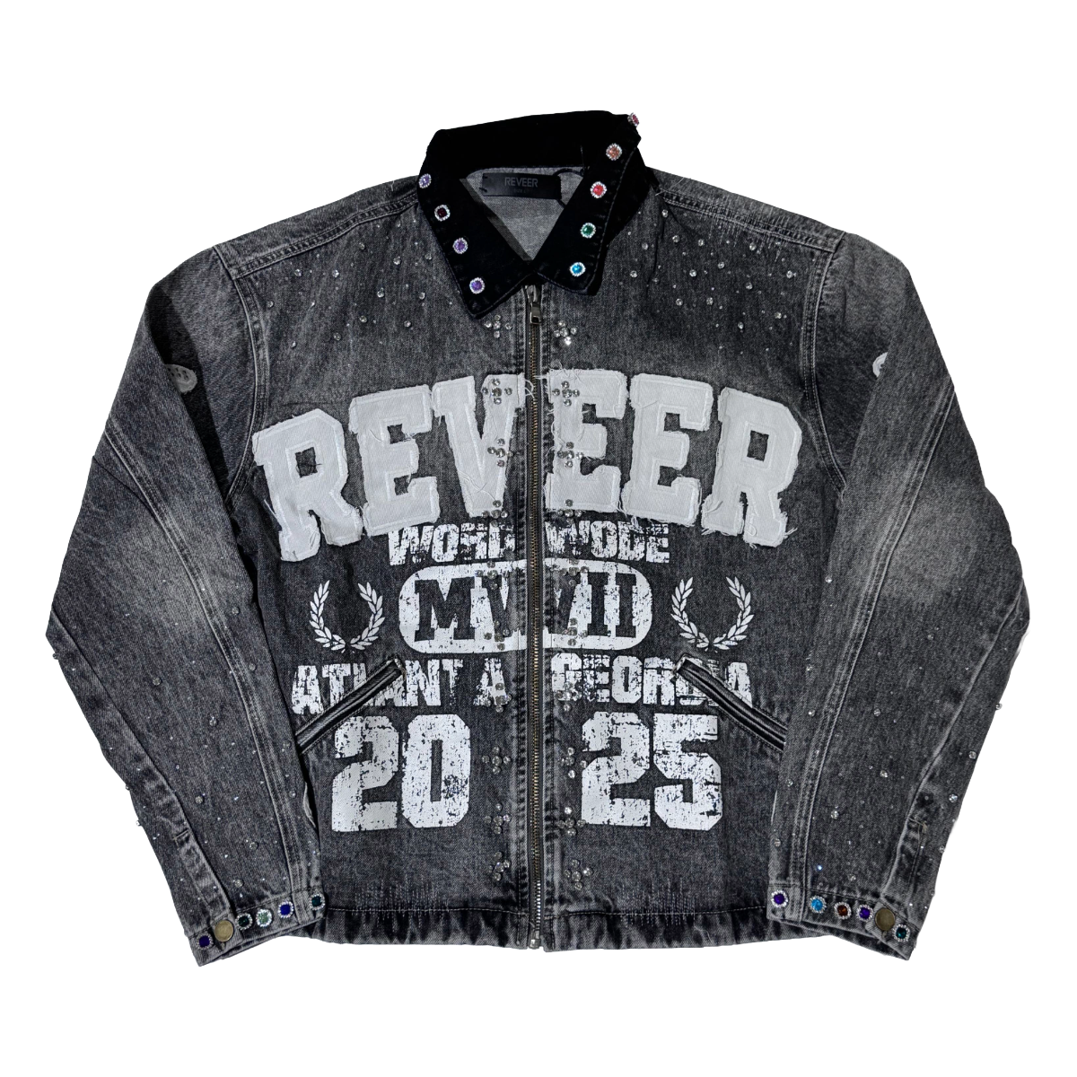 RVR "LEGACY" GREY DENIM JACKET
