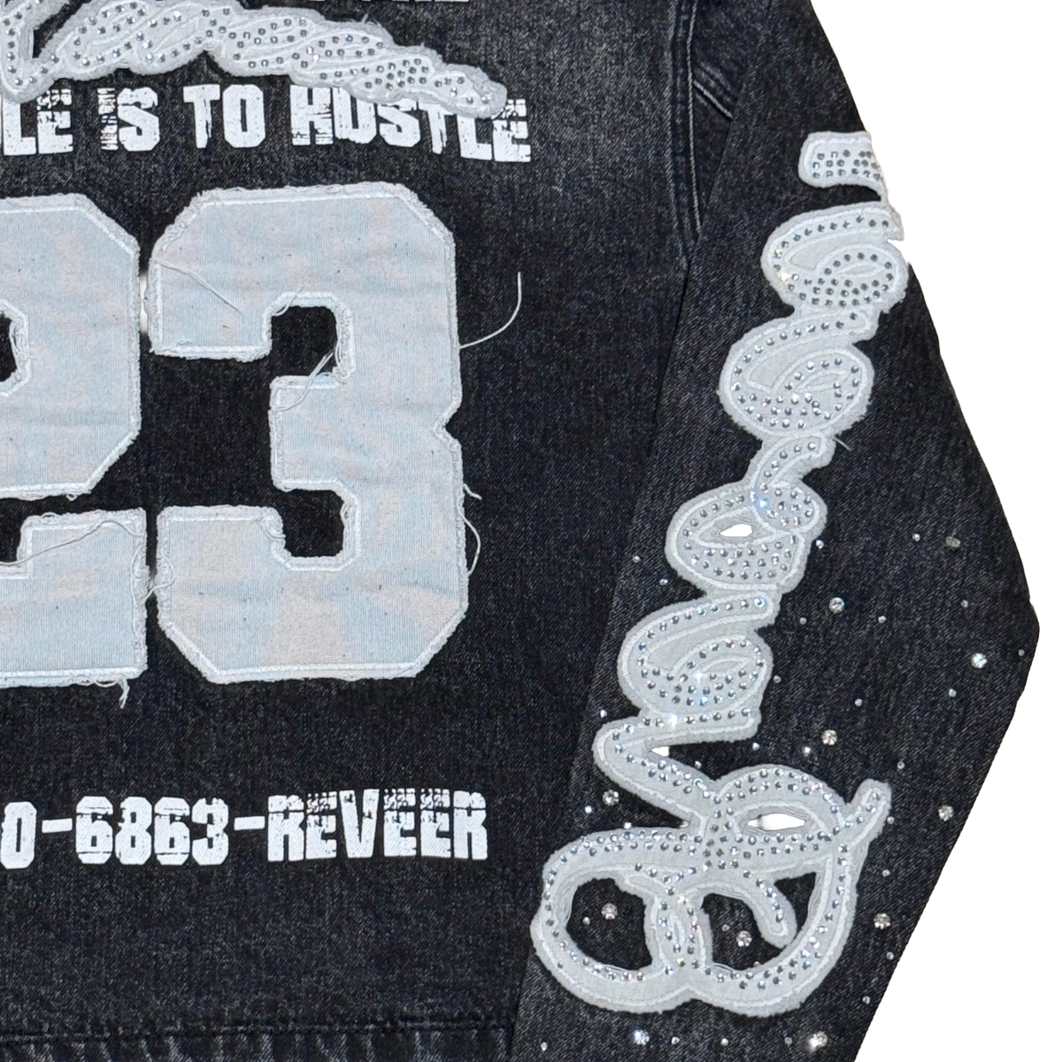 RVR "LEGACY" BLACK WASH DENIM JACKET