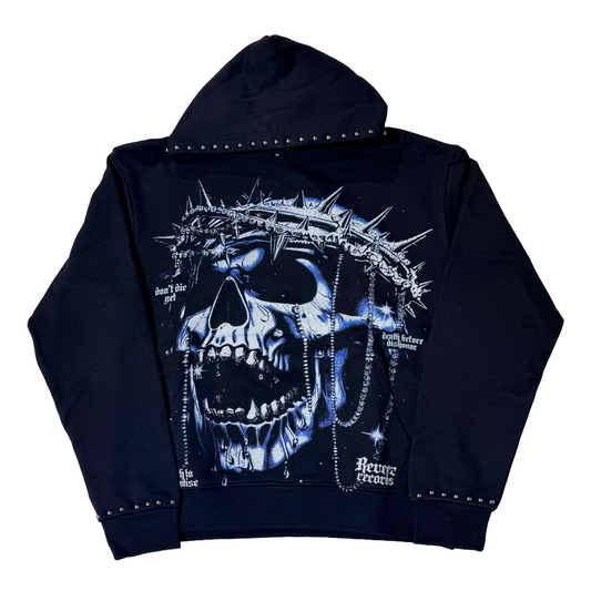 RVR "SALVATION COSTS" BLACK HOODIE
