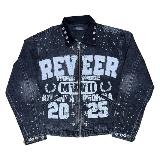 RVR "LEGACY" BLACK WASH DENIM JACKET