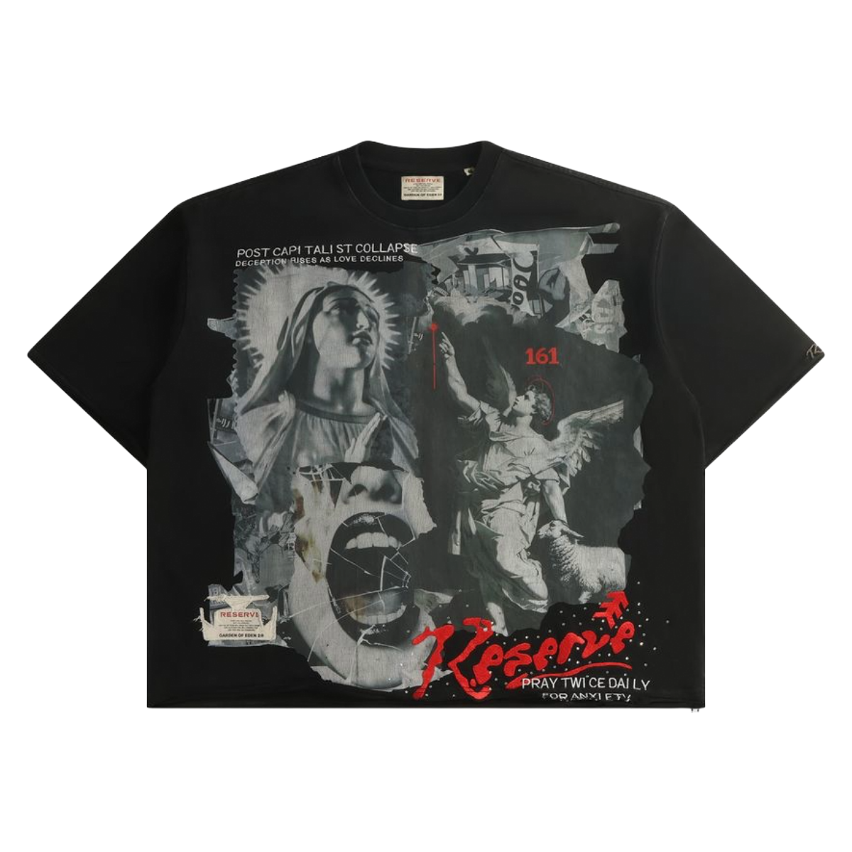 GFTD 'ANXIETY' SS TEE (BLK)