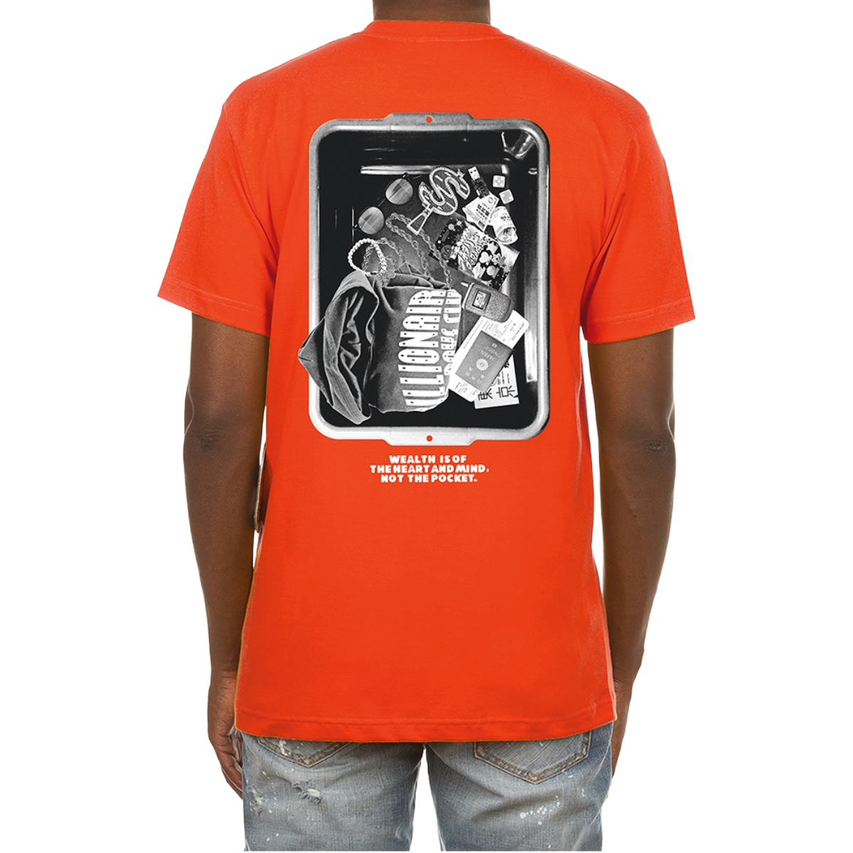 BB FIRST CLASS SS TEE (TANGERINE LILY)