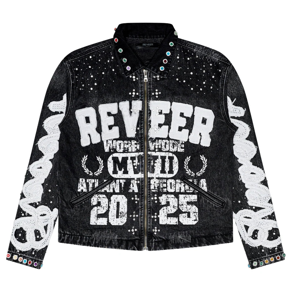RVR "LEGACY" BLACK WASH DENIM JACKET