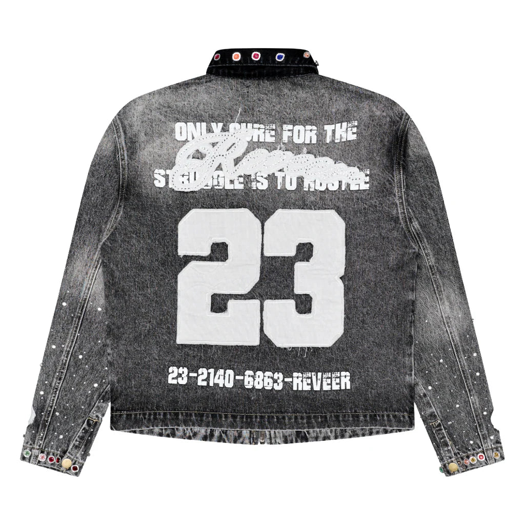 RVR "LEGACY" GREY DENIM JACKET