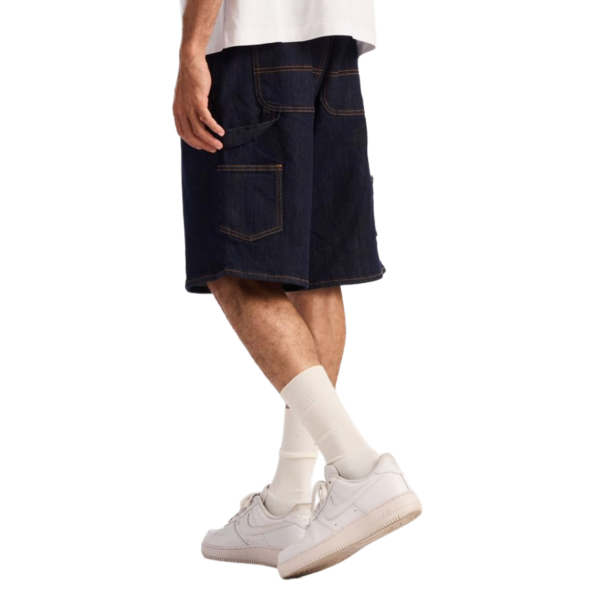 EMBELLISH LIV SHORTS (RAW DENIM)