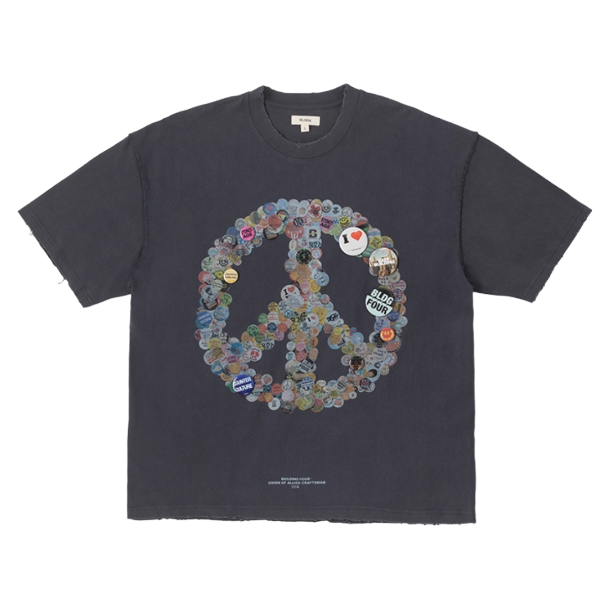 BLDG4 ROCKEFELLER SS KNIT (CHARCOAL)